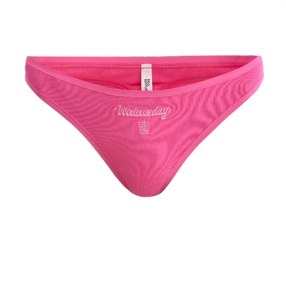 NO BOUNDARIES MID RISE THONG 7 PAIR DAYS OF THE WEEK PANTY SET - Picture 8 of 12